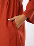 Short sleeves cotton dress