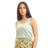 Sleeveless light jersey basic top