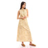 Long cotton printed dress
