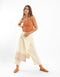 Harem pants with attached apron