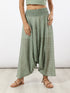 Printed cotton gauze pants