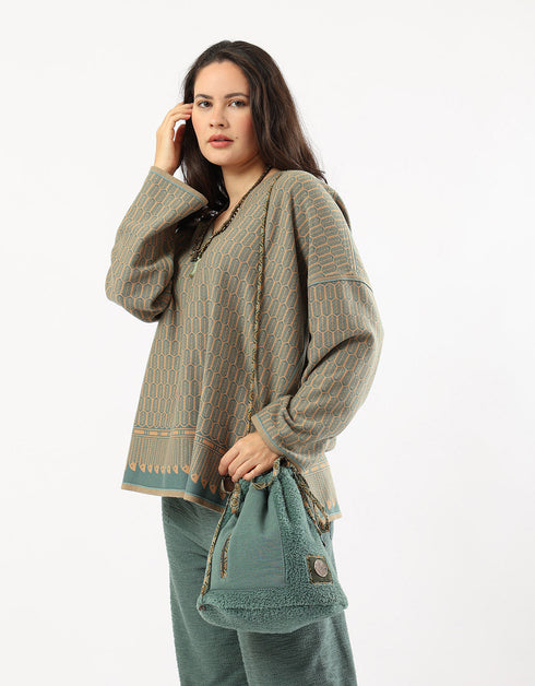 Fur cross bag