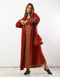 Patterned jacquard dress