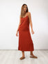 Hand embroidered cotton dress