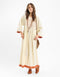 Embroidery cotton long dress