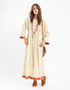 Embroidery cotton long dress