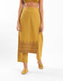 Harem pants with attached apron