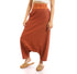 Harem pants in cotton chambray