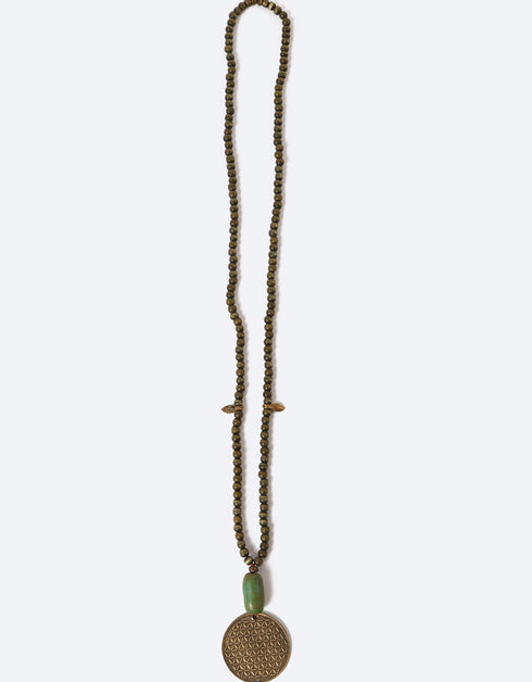 Cat's eye long necklace