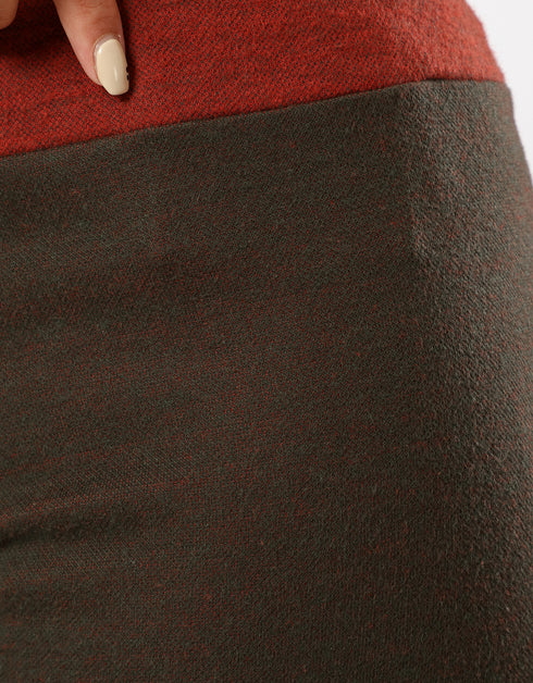 Reversible jacquard pants