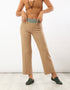 Reversible jacquard pants