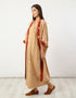 Long printed milton coat