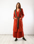 Double face coat with hoodie