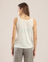 Sleeveless tank top with round neckline