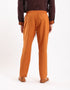 Straight leg cotton pants with patch pockets on the front