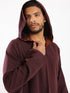 Cotton hooded shirt with Details