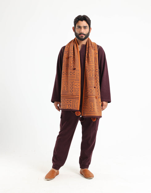 بنطال رياضي مع حزام مطاطي