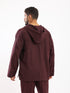 Cotton hooded shirt with Details
