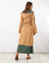 Double face coat with hoodie
