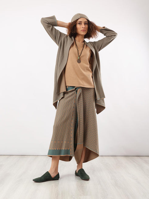 Patterned jacquard jacket