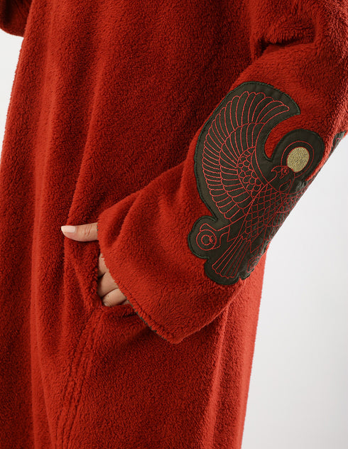 جلبية من الفرو الطويل