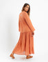 Long dress with V Neckline