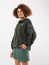 Printed milton sweatshirt with hoodie
