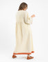 Embroidery cotton long dress
