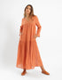 Long dress with V Neckline