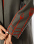 Wool blended coat with embroidery