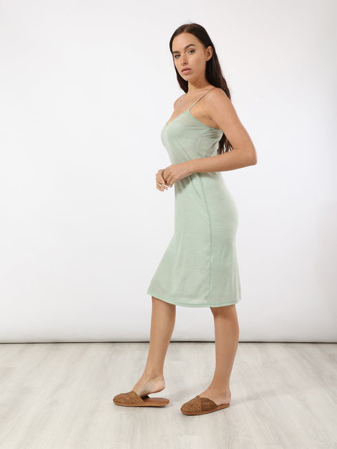 Light jersey slip short dress