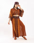 Embroidered band cotton belt