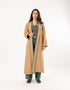 Quilted long coat