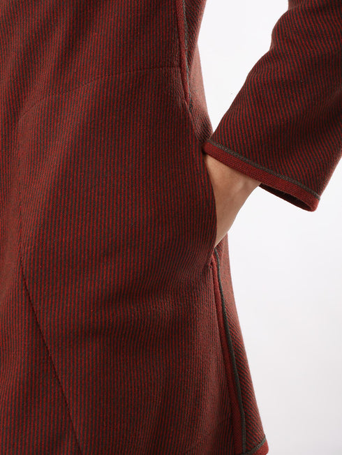 Patterned jacquard jacket