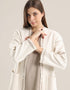 Long sleeves short jacket with embroidery on the front and sleeves