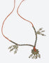 Necklace with antique silver pieces