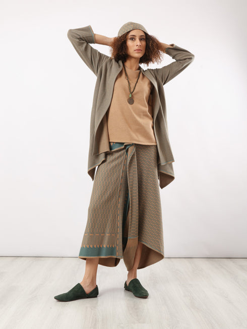 Patterned Jacquard skirt