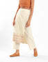 Harem pants with attached apron