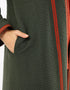 Quilted long coat