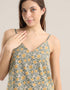 Tank Top with adjustable thin straps