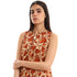 Long cotton printed dress
