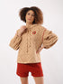 Printed milton sweatshirt with hoodie