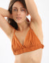 Cotton bralette with elastic straps