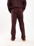 Straight leg cotton pants with patch pockets on the front