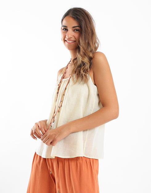 Tank top with adjustable straps