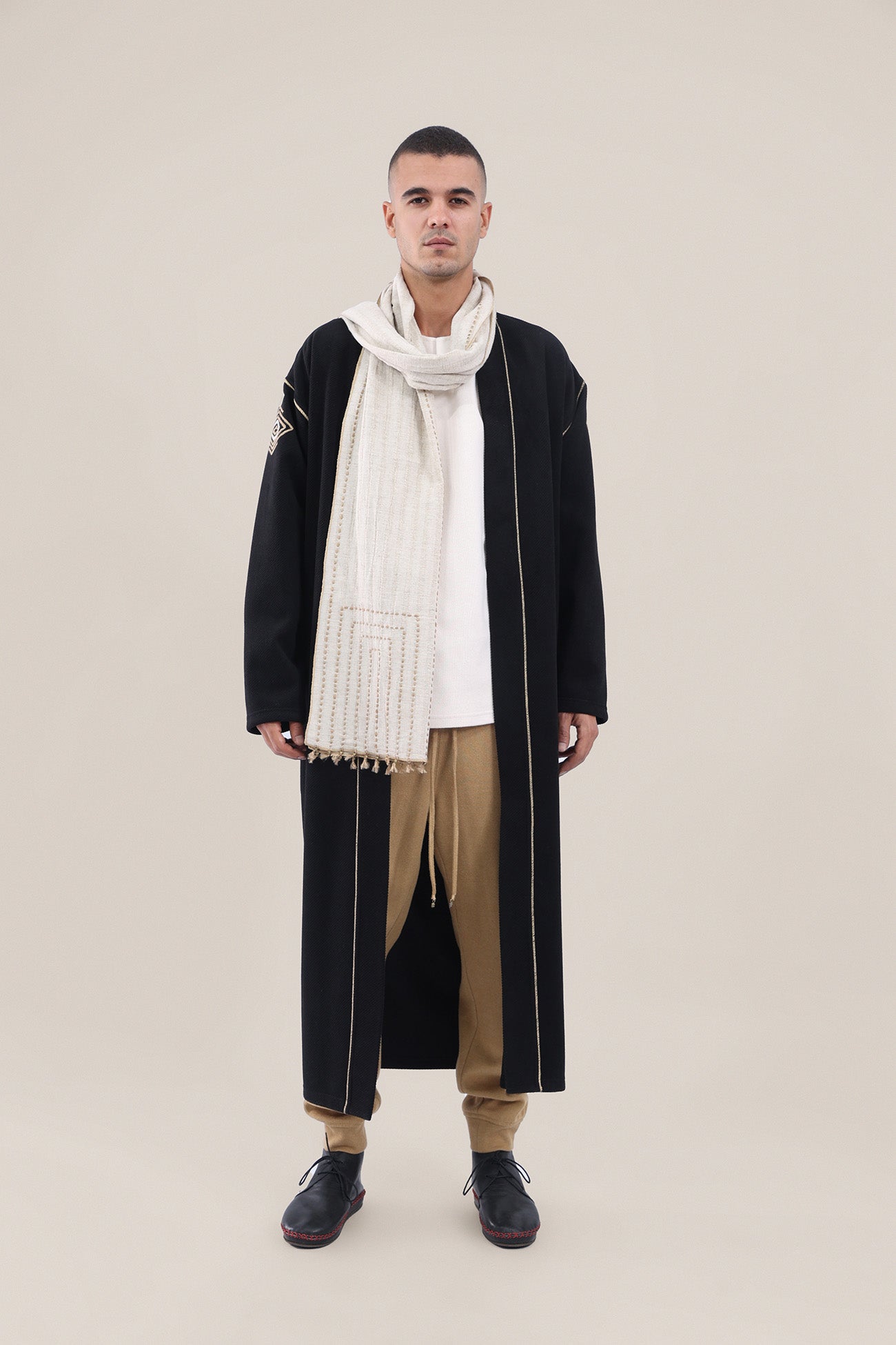 Long coat in wool blend – MIX AND MATCH