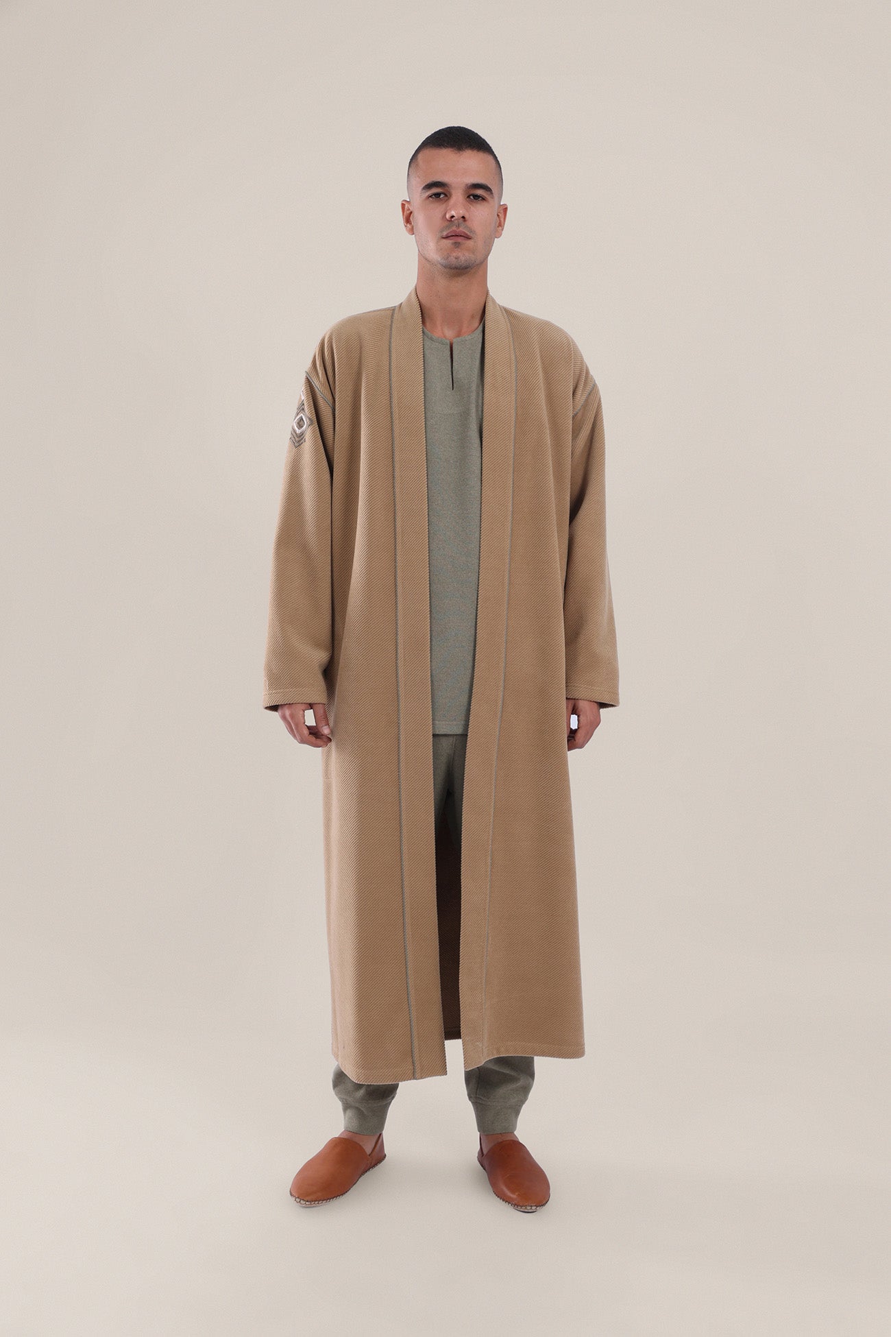 Long coat in wool blend – MIX AND MATCH