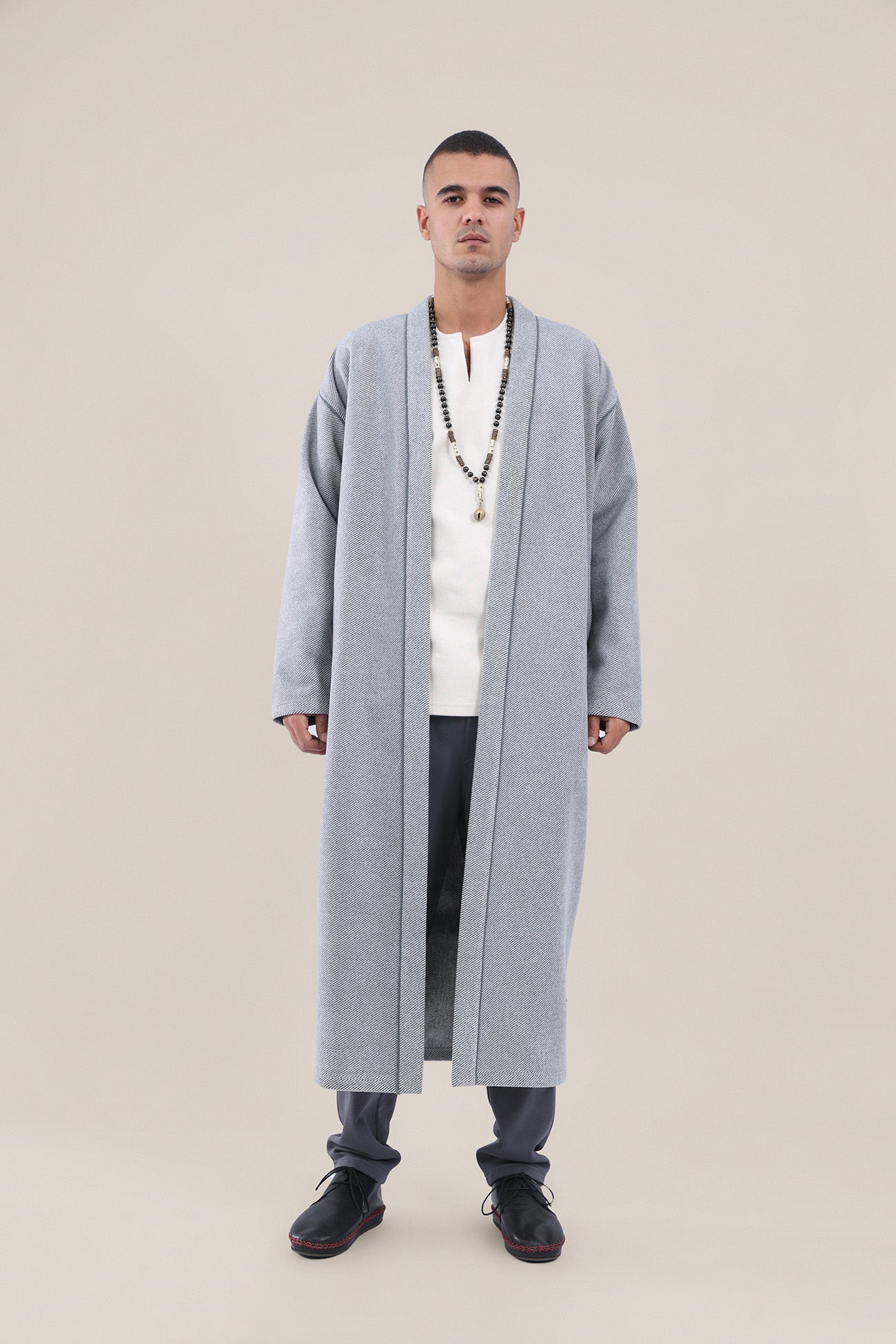 Long coat in wool blend – MIX AND MATCH