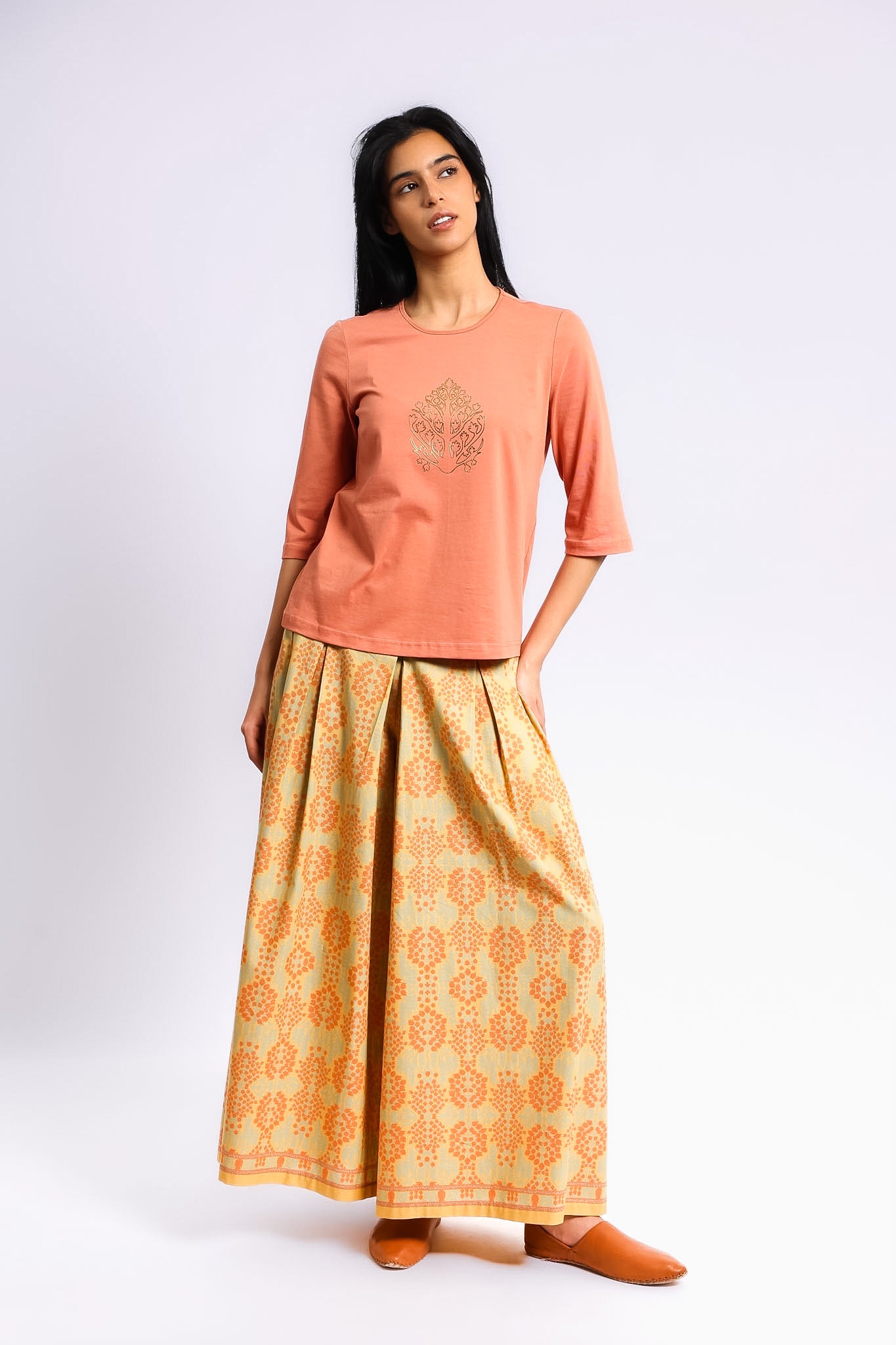 Egyptian cotton jersey top